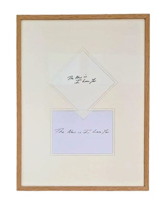 Lot 127 - Tracey Emin (British 1963-), 'The News Is I Love You', 2021