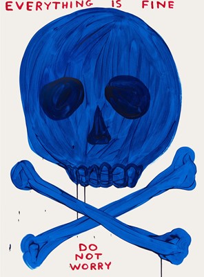 Lot 154 - David Shrigley (British 1968-), 'Everything Is Fine', 2023