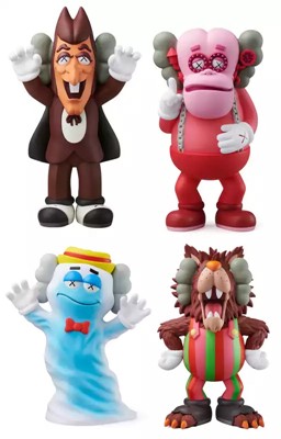 Lot 258 - Kaws (American 1974-), 'Monsters (Set of 4)', 2024