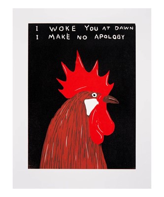 Lot 152 - David Shrigley (British 1968-), 'I Woke You At Dawn', 2024