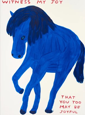 Lot 153 - David Shrigley (British 1968-), 'Untitled (Witness My Joy)', 2022