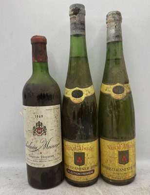 Lot 167 - 3 bottles, 2 50cl and 3 half-bottles Mixed Red and White Wines