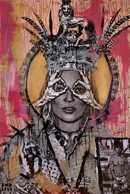 Lot 192 - Endless (British), 'Kate Moss Crotch Grab (Pink), 2019