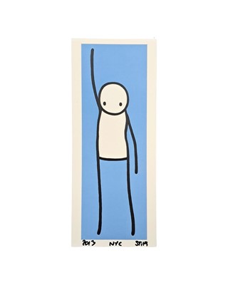 Lot 274 - Stik (British 1979-), 'Liberty (Blue Showcard)', 2013