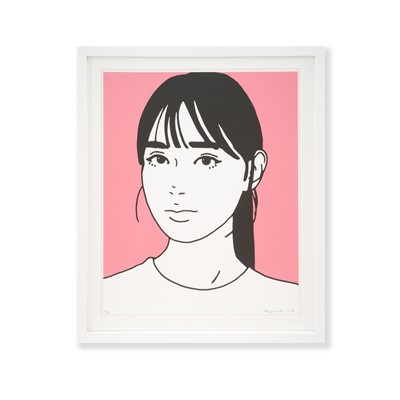 Lot 173 - KYNE (Japanese 1988-), 'Untitled (Pink)', 2024