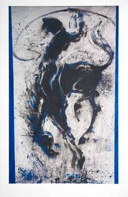 Lot 268 - Richard Hambleton (Canadian 1952-2017), 'Horse & Rider - Blue'