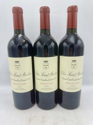 Lot 57 - 6 bottles 2018 Clos St Martin