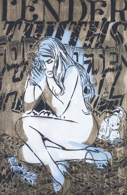 Lot 230a - Faile (Collaboration), 'My Confessions (Stencil), 2008