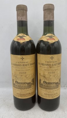 Lot 78 - 2 bottles 1958 Ch La Mission Haut-Brion