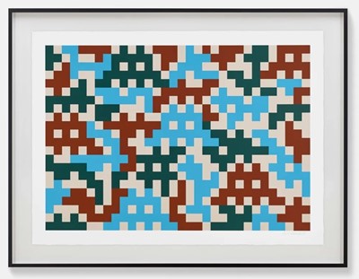 Lot 157 - Invader (French 1969-), 'Camo (XL-4C-M3)', 2024