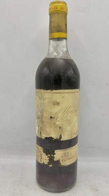 Lot 123 - 1 bottle 1982 Ch d'Yquem