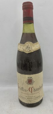 Lot 143 - 1 bottle 1982 Griottes-Chambertin Pernot-Fourrier