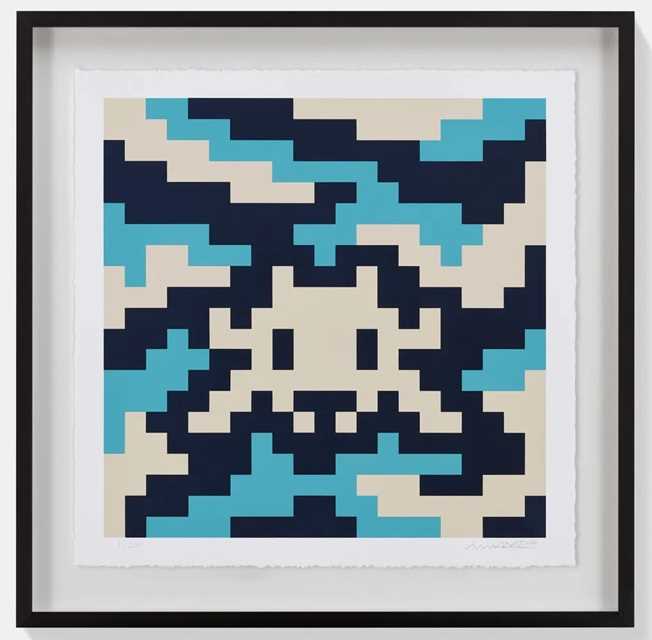 Lot 193 - Invader (French 1969-), 'Camo (S-3C-M3)', 2024
