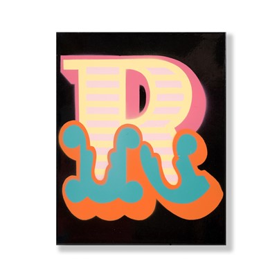 Lot 209 - Ben Eine (British 1970-), 'R', 2022