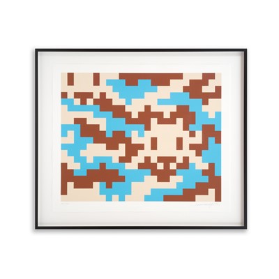 Lot 155 - Invader (French 1969-), 'Camo (L-3C-M1)', 2024