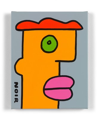 Lot 207 - Thierry Noir (French 1958-), 'As I Woke Up, I Knew It Would Be A Great Day', 2019