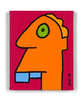 Lot 180 - Thierry Noir (French 1958-), 'I Keep My Mind On The Essentials Before Opening The Door', 2022