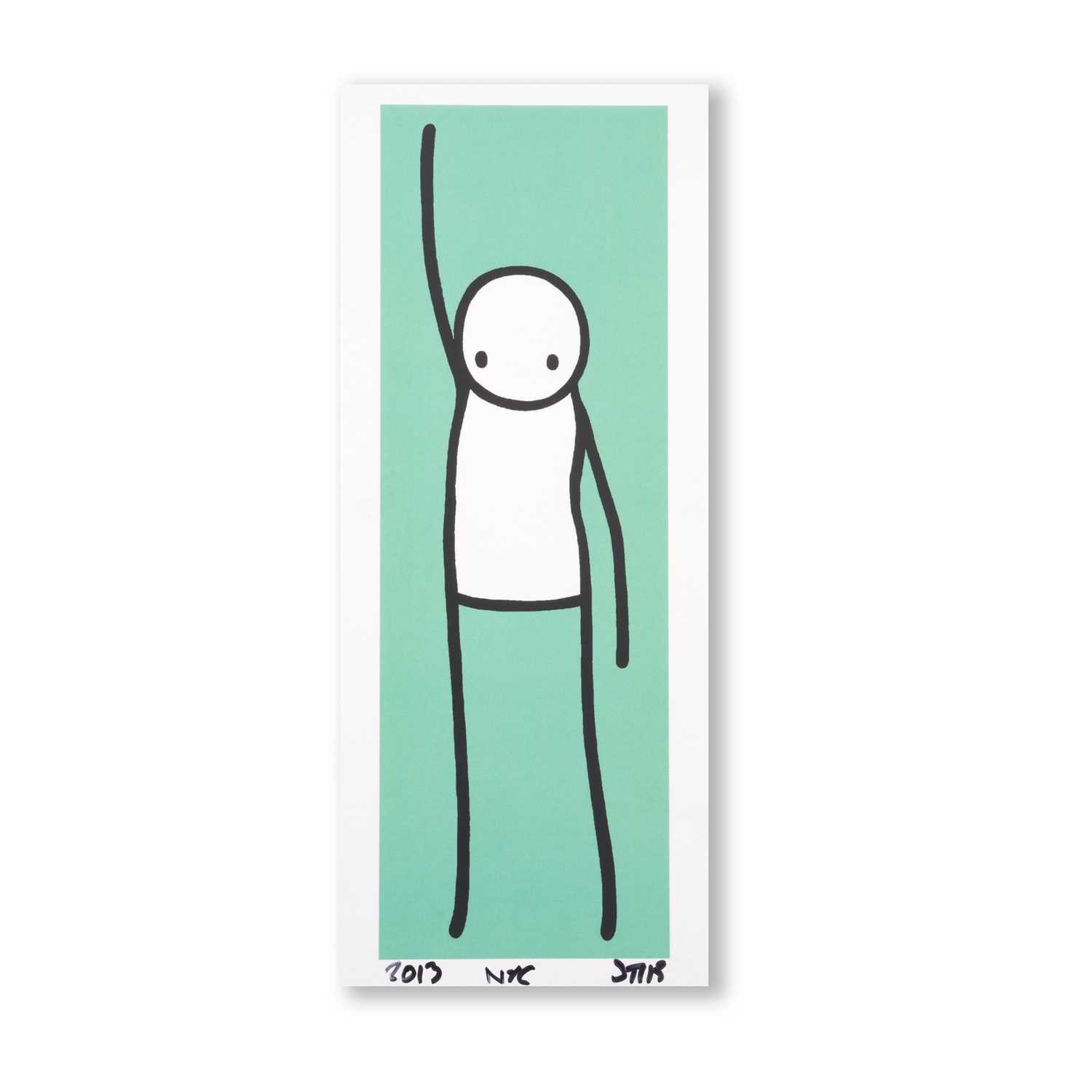 Lot 291 - Stik (British 1979-), 'Liberty (Teal Showcard)', 2013