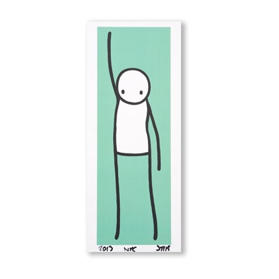 Lot 291-Stik (British 1979-), 'Liberty (Teal Showcard)', 2013,