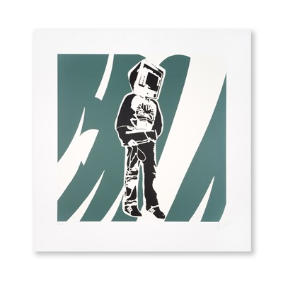 Lot 210 - Blek Le Rat (French 1951-), 'Computer Man', 2008