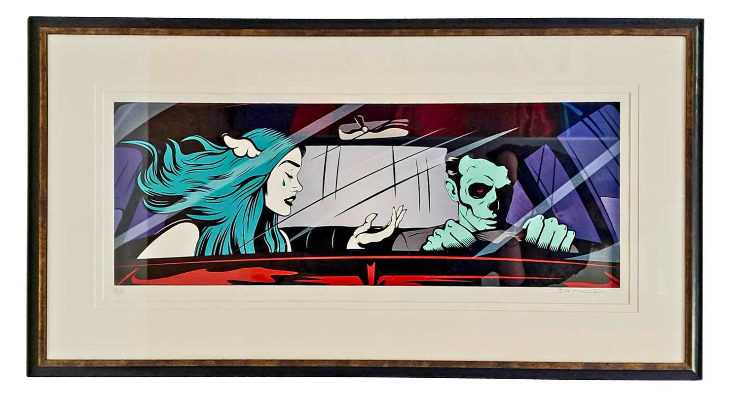 Lot 185 - D*Face (British 1978-), 'Drive By Shouting (Blink 182) (LA Edition)', 2017
