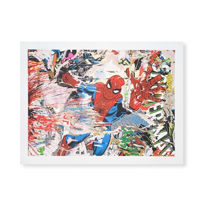 Lot 198 - Mr Brainwash (French 1966-), 'Spider-Man', 2019