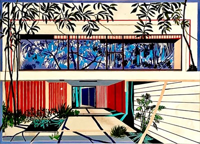 Lot 122-Charlotte Keates (British 1990-), 'If The Winds Of Heaven Would Blow, Shut The Doors', 2020