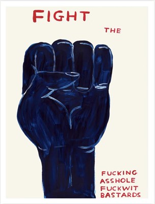 Lot 55 - David Shrigley (British 1968-), 'Fight', 2023