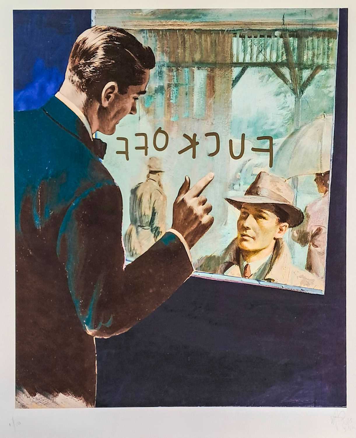 Lot 281 - Pure Evil (British 1968-), 'Gay Lockdown', 2021