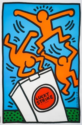 Lot 266 - Keith Haring (American 1958-1990), 'Lucky Strike III' 1987