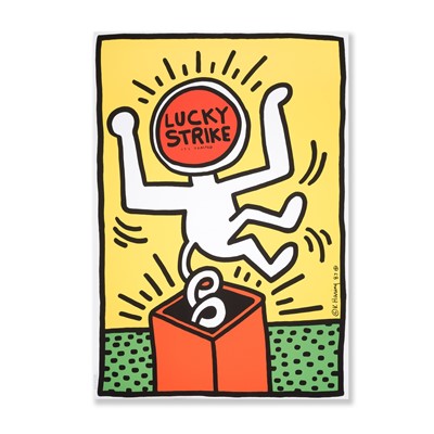 Lot 265 - Keith Haring (American 1958-1990), 'Lucky Strike II' 1987