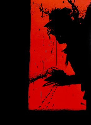 Lot 284 - Richard Hambleton (Canadian 1952-2017), 'Red Devil (Shadow Head Berlin)', 1982