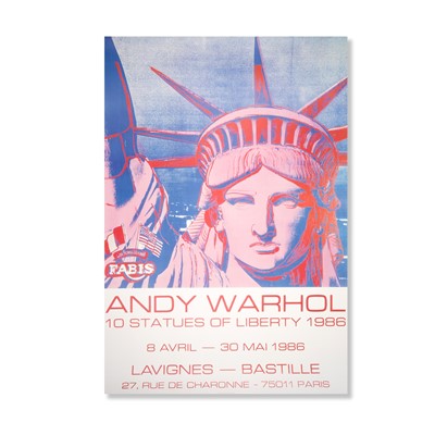 Lot 8 - Andy Warhol (American 1928-1987), '10 Statues Of Liberty 1986'