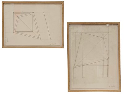 Lot 94 - Mel Kendrick (American 1949-), 'Study For Untitled Sculpture', 1977