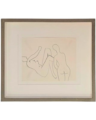 Lot 111 - Roger Hilton (British 1911-1975), 'Untitled (Two Female Figures)'
