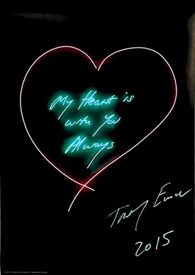 Lot 130 - Tracey Emin (British 1963-), ‘My Heart Is With You Always', 2015