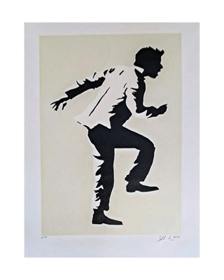 Lot 213 - Blek Le Rat (French 1951-), 'Running Man', 2008