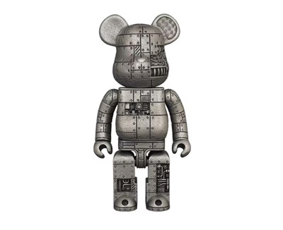 Lot 10-Be@rbrick (Japanese), 'Royal Selangor Steampunk Iron Bright (400%)', 2021