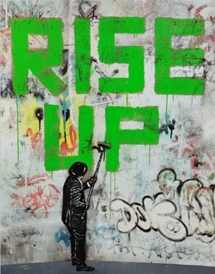 Lot 235 - Nick Walker (British 1969-), 'Rise Up (Green)', 2021