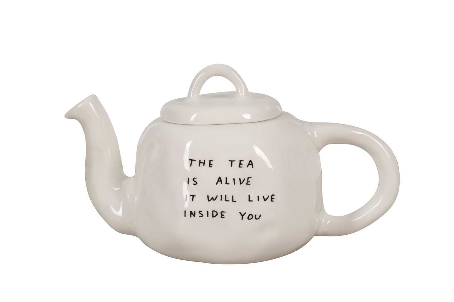 Lot 57 - David Shrigley (British 1968-), 'The Tea Is Alive', 2021