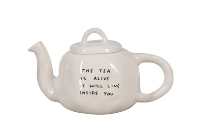 Lot 57a - David Shrigley (British 1968-), 'The Tea Is Alive', 2021