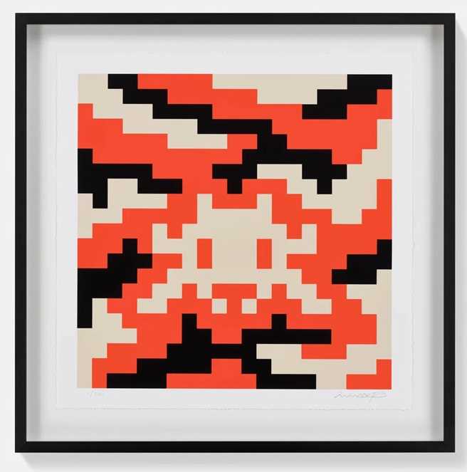 Lot 166 - Invader (French 1969-), 'Camo (S-3C-M4)', 2024