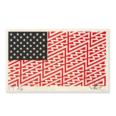 Lot 191 - Faile (Collaboration), ‘Star Spangled Shadows’, 2009