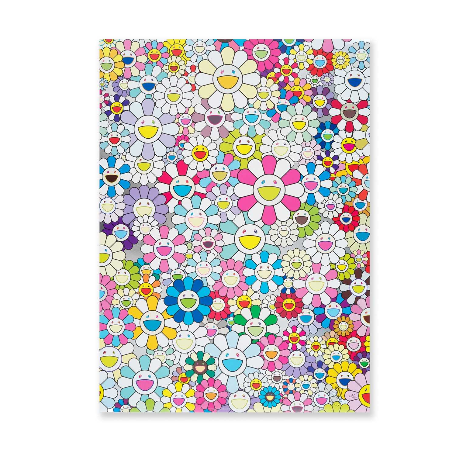 Lot 100 - Takashi Murakami (Japanese 1962-), 'An Homage To Yves Klein, Multicolor C', 2012