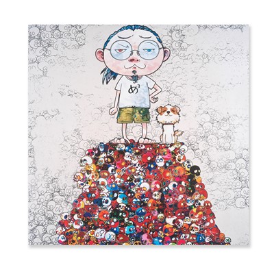 Lot 88 - Takashi Murakami (Japanese 1962-), 'DOB & Me: On the Red Mound of the Dead', 2013