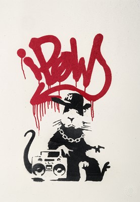 Lot 150 - Banksy (British 1974-), ‘Gangsta Rat’, 2004
