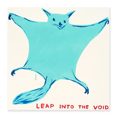 Lot 42 - David Shrigley (British 1968-), 'Leap Into The Void', 2023