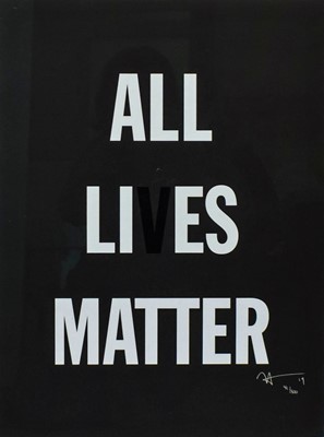Lot 59 - Hank Willis Thomas (American 1976-), 'All Lies Matter', 2019