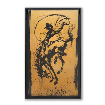 Lot 238 - Richard Hambleton (Canadian 1952-2017), 'Horse & Rider (Gold)', 2020