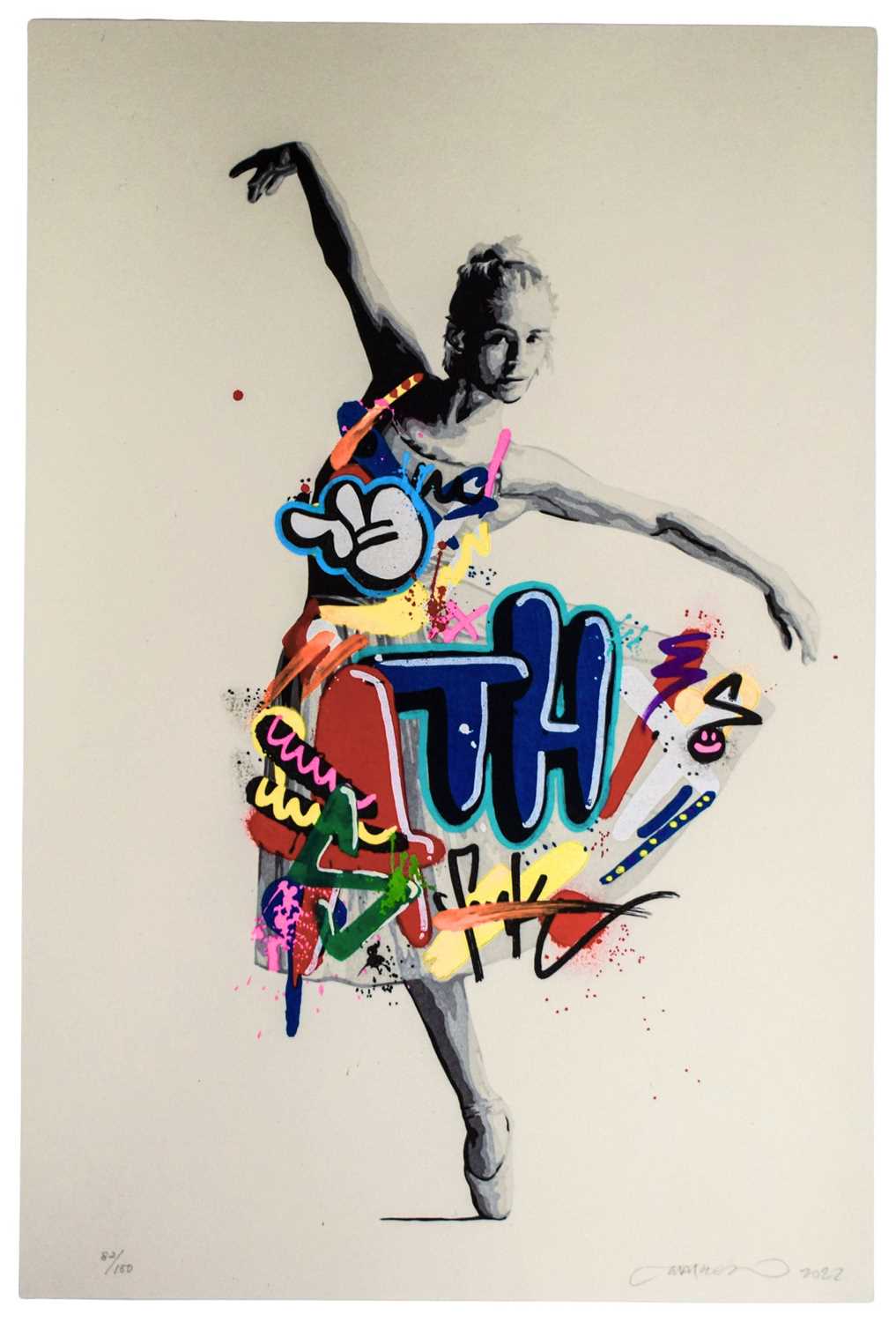 Lot 224 - Martin Whatson (Norwegian 1984-), 'Dancer (Hand Finished)', 2022